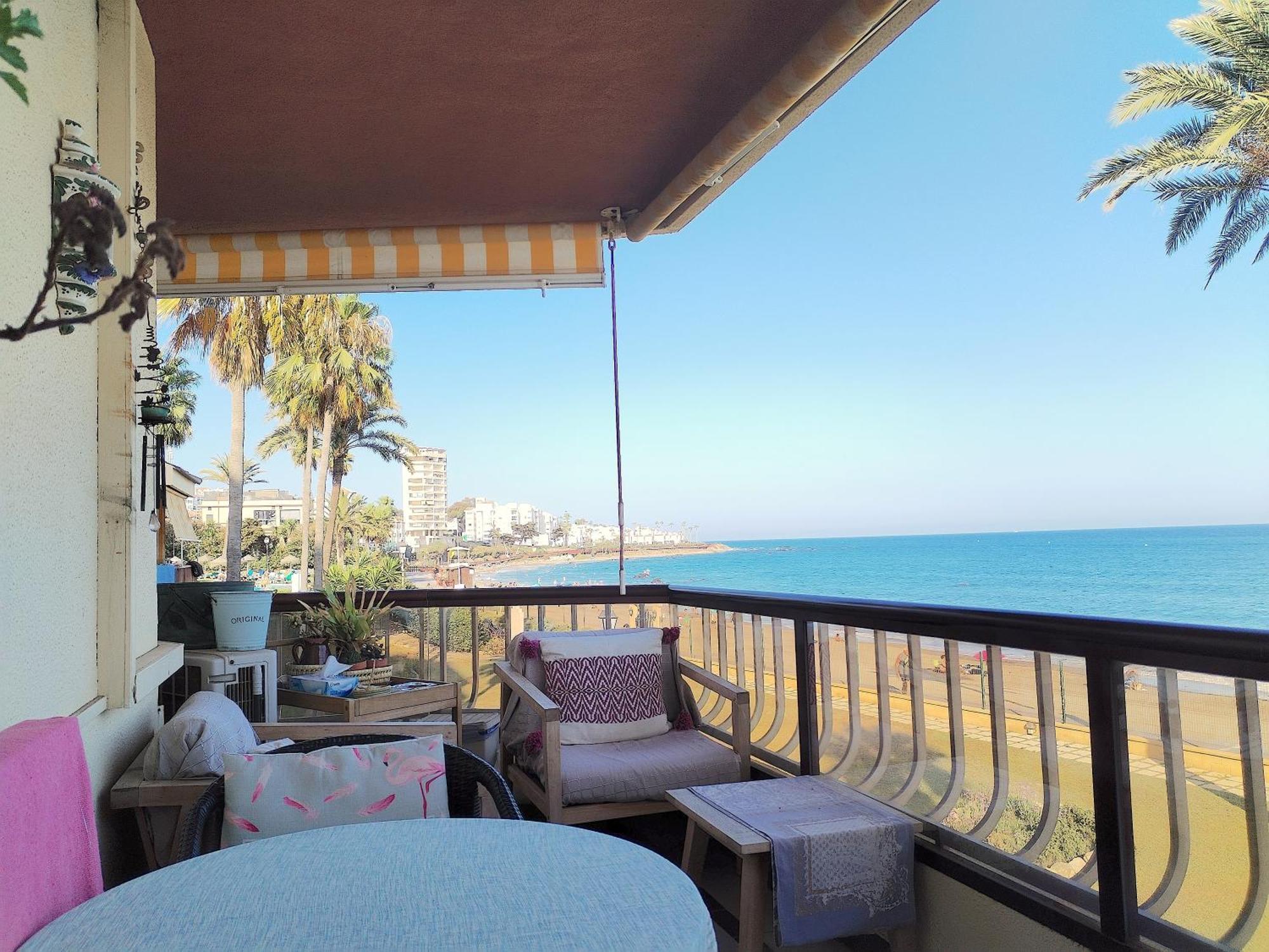 Casa Mar Apartamento Front Beach Con Wifi, Piscina, Padel Y Tenis - Lubina Del Sol Sitio de Calahonda المظهر الخارجي الصورة