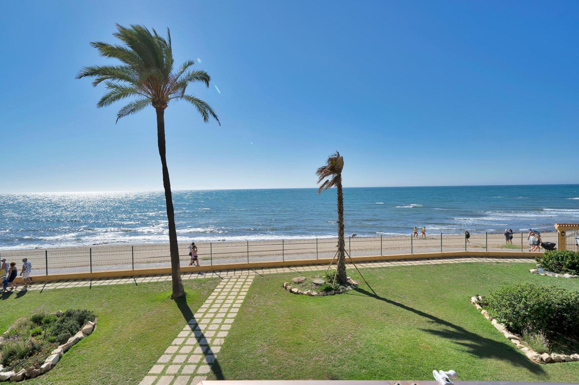 Casa Mar Apartamento Front Beach Con Wifi, Piscina, Padel Y Tenis - Lubina Del Sol Sitio de Calahonda المظهر الخارجي الصورة