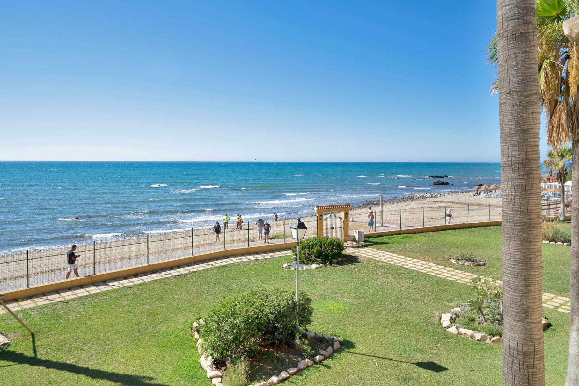 Casa Mar Apartamento Front Beach Con Wifi, Piscina, Padel Y Tenis - Lubina Del Sol Sitio de Calahonda المظهر الخارجي الصورة