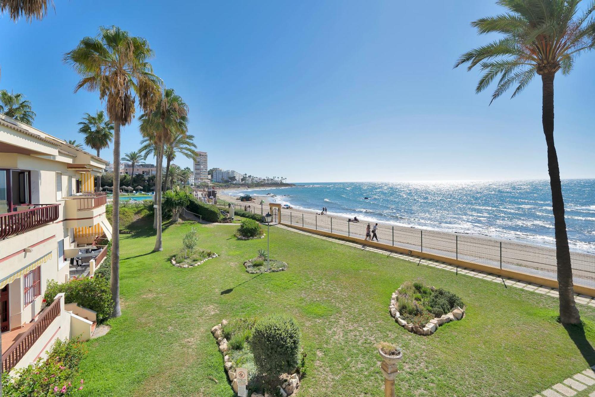 Casa Mar Apartamento Front Beach Con Wifi, Piscina, Padel Y Tenis - Lubina Del Sol Sitio de Calahonda المظهر الخارجي الصورة