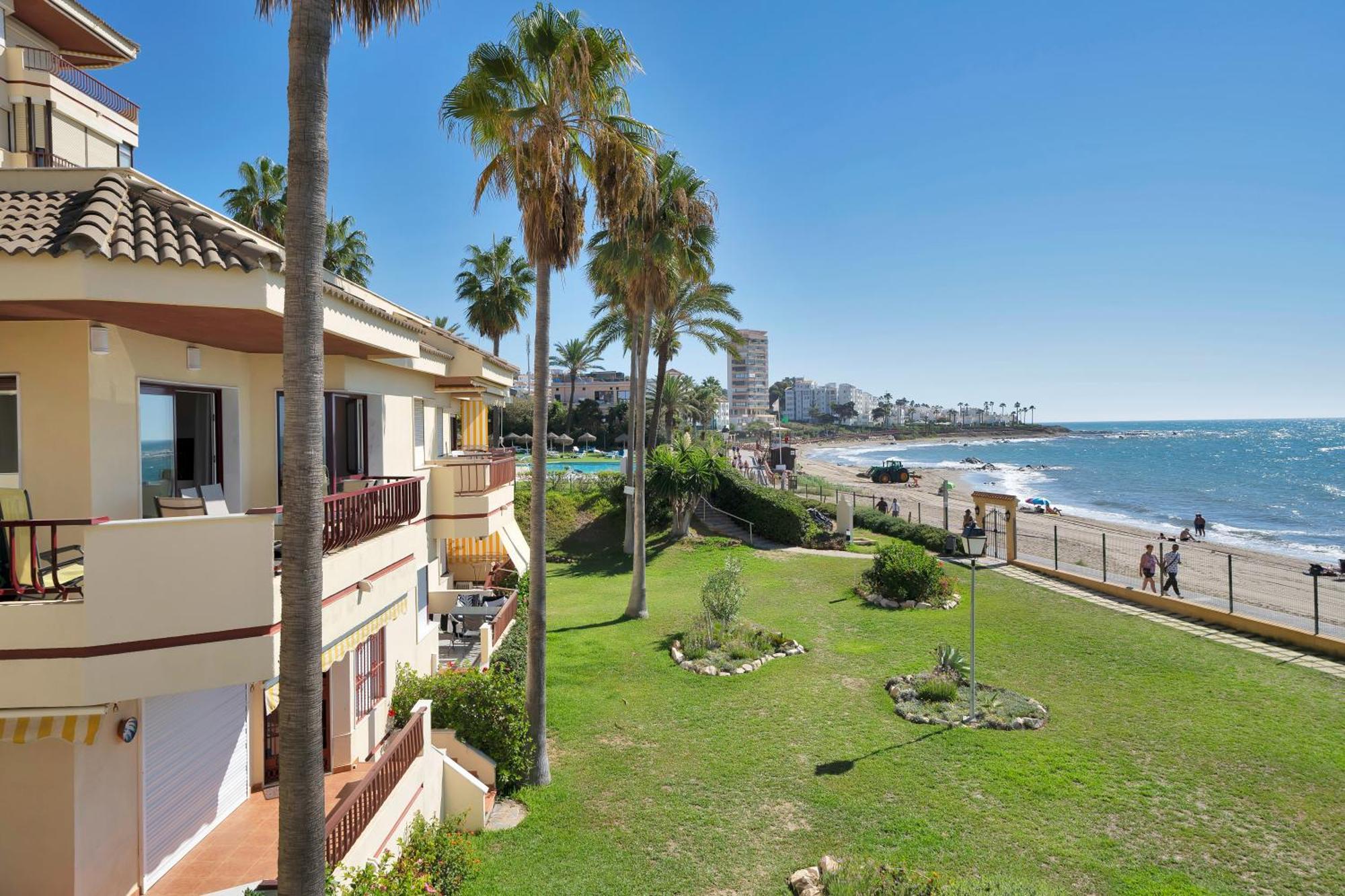 Casa Mar Apartamento Front Beach Con Wifi, Piscina, Padel Y Tenis - Lubina Del Sol Sitio de Calahonda المظهر الخارجي الصورة