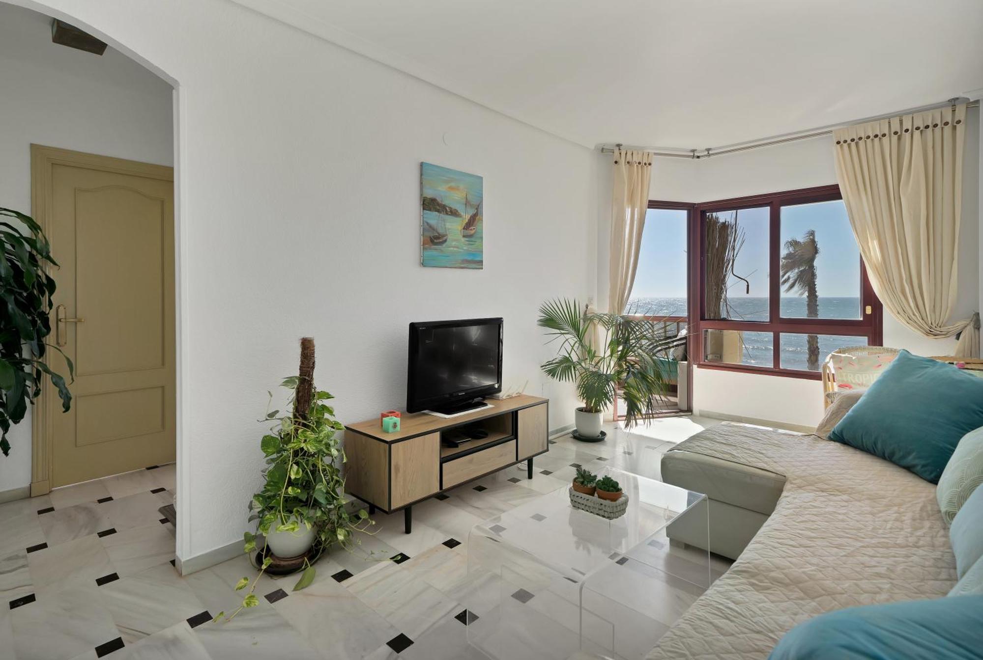 Casa Mar Apartamento Front Beach Con Wifi, Piscina, Padel Y Tenis - Lubina Del Sol Sitio de Calahonda المظهر الخارجي الصورة